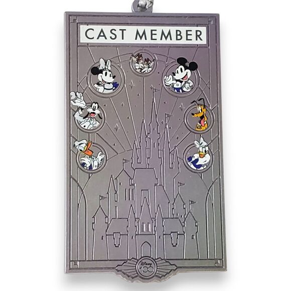 Disney 100 Years of Wonder Cast Member Ornament 2023 Mickey Friends NWT NEW - Picture 2 of 11